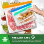 Gallon Freezer Bags, Reusable Ziplock Ba... - Image 4