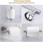 Cilee 10 Piece Brushed Nickel Bathroom A... - Image 6