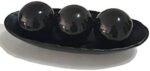 home decor tray and orbs balls set of 3,... - Image 2