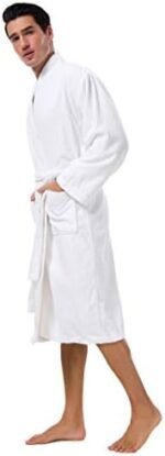 SIORO Mens Robe Terry Cloth Kimono Bathrobe Cotton... - Image 4