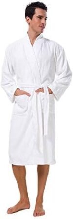 SIORO Mens Robe Terry Cloth Kimono Bathrobe Cotton... - Image 5