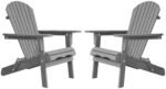 Folding Adirondack Chairs Set of 2, All-... - Image 2