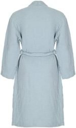 Muslin Unisex Bathrobe,Turkish 100% Cotton,Soft, A... - Image 8