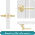 Heittis 4 Set Gold Door Handles Privacy ... - Image 8