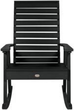 Highwood Weatherly Rocking Chair, Black - Image 7