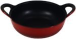 Enameled Cast Iron Balti Dish Pot (Red) ... - Image 6
