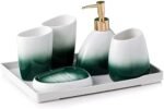 Elegant 6-Piece Ceramic Bathroom Accesso... - Image 2
