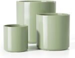 LE TAUCI Large Plant Pots Set, 10/8/6 In... - Image 2