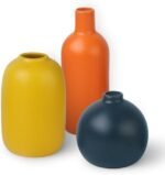 Colorful Ceramic Flower Vase Set 3 Moder... - Image 2