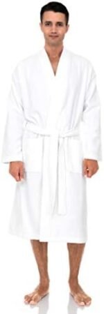 TowelSelections Mens Robe, Cotton Terry Cloth Bath... - Image 4