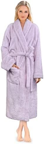 PAVILIA Premium Womens Plush Soft Robe Fluffy, War... - Image 2