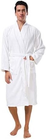SIORO Mens Robe Terry Cloth Kimono Bathrobe Cotton... - Image 2