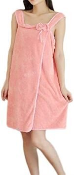 losofar Women's Towel Thick Bow Bath Skirt Bathrob... - Image 2