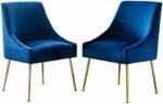 Restworld Velvet Dining Chairs Set of 2,... - Image 2