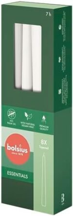 Bolsius Tapered Candles - White - 8-Pack... - Image 6