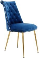 Clihome Velvet Dining Chairs Set of 2，Bl... - Image 10