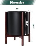 D'vine Dev Planter Pot with Stand - 14 I... - Image 4