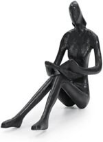 Iron Reading Figurine - Modern Decorativ... - Image 3