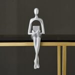 XINXAUN Silver Decor Thinker Statue Orna... - Image 8