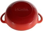 Enameled Cast Iron Balti Dish Pot (Red) ... - Image 9