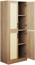 JASIWAY Storage Cabinet, Tall Kitchen Pa... - Image 9