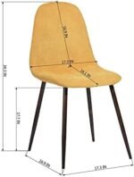 Dining Chairs Set of 4, Pre Assembled Fa... - Image 3