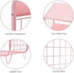 3 Tier Metal Side Table,Cute Nightstand,... - Image 6