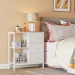 Furnulem 3 Drawer White Dresser for Bedr... - Image 6