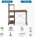 CHCDP Computer Desk with Bookshelf Study... - Image 7