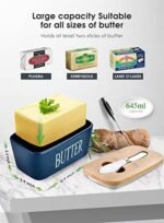 Butter Dish with Lid for Countertop Larg... - Image 4