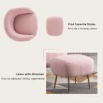 Merax Pink Modern Mid Century Living Roo... - Image 5
