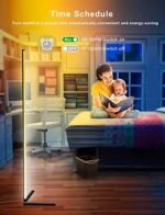 Corner Floor Lamp,65” Color Changing LED... - Image 6