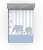Ambesonne Animal Cartoon Fitted Sheet, B... - Image 4