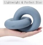 baqor 2-Link Wood Chain Link Decor - for Modern Boho Celtic Home Living Room Coffee Table Shelf Office Farmhouse Entryway Decorative Object Wooden Knot Sculpture Rustic Accents - Image 4