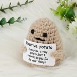 Mini Funny Positive Potato, 3 inch Knitt... - Image 5