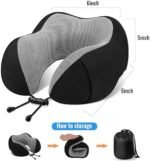 Travel Pillow Premium Memory Foam, Comfo... - Image 4