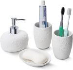 4PCS Ceramic Bathroom Accessories Set, W... - Image 2