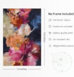 Colorful Abstract Wall Art Decor Modern Flower Can... - Image 3