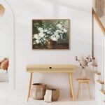 Framed Canvas Wall Art Vintage Still Life with Flo... - Image 6