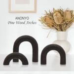 ANONYO 3 Pcs Wooden Arches Decorative Ob... - Image 4