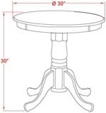 East West Furniture ESDA3-MAH-C Eden 3 P... - Image 11