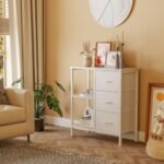 Furnulem 3 Drawer White Dresser for Bedr... - Image 7