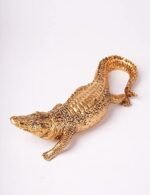 HAUCOZE Crocodile Sculpture Statue Moder... - Image 5