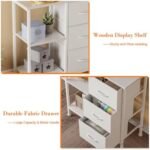 Furnulem 3 Drawer White Dresser for Bedr... - Image 9