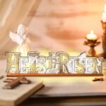 Easter Lighted He Is Risen Sign Easter D... - Image 2