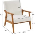 Karl home Mid-Century Accent Chair Moder... - Image 3