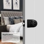 Haidms 6 Packs Black Door Knobs Interior... - Image 8