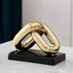 Gold Home Decor Ceramic Chai Decor, Coff... - Image 5