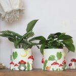 GUGUGO Colorful Frog Garden Plant Pots, ... - Image 6