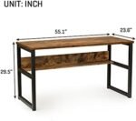 CHCDP Wood and Metal Frame Computer Desk... - Image 3